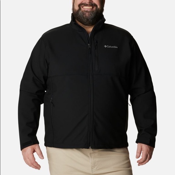 XL NWOT Columbia Ascender Softshell Jacket Black Winter Fall Snow Long Sleeve - Picture 1 of 14